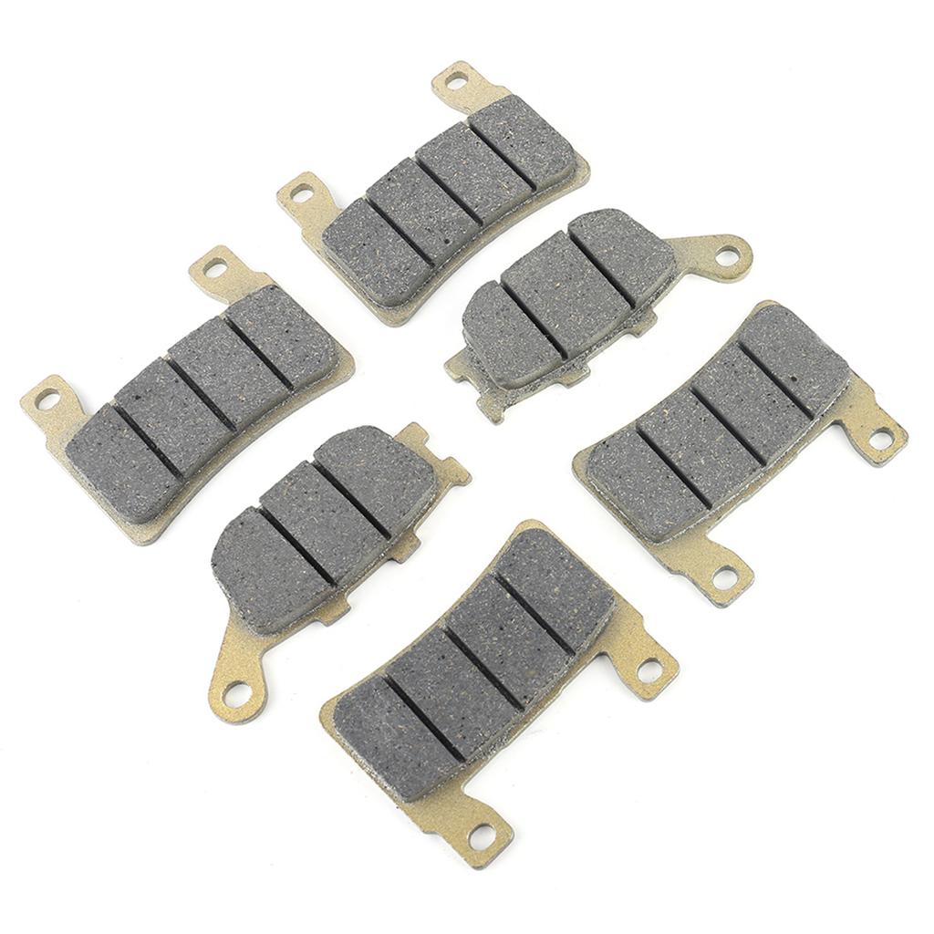 6 шт. передние и задние тормозные колодки для мотоцикла CBR 600 F4 F4I