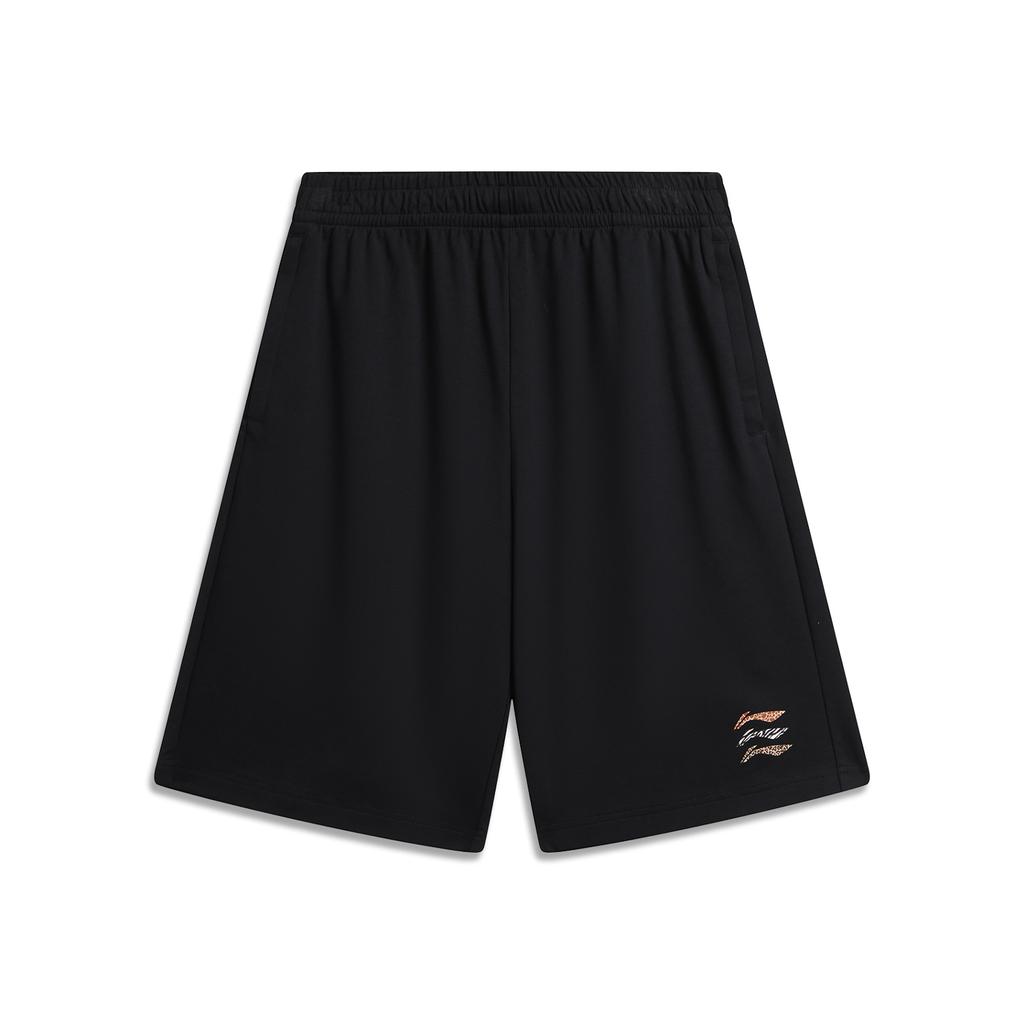 Li-Ning Серия «Спортивный образ жизни» Однотонные Универсальные Мягкие Простые Повседневные Шорты Мужские шорты AKSW337-5