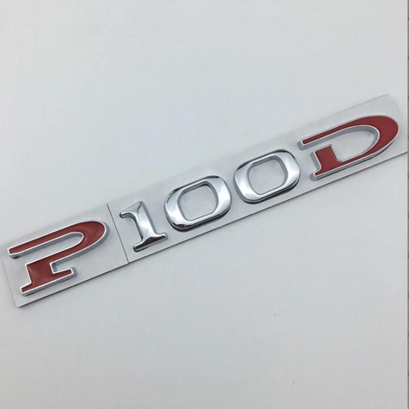 P75D P85D P90D P100D letter logo car sticker for Tesla MODEL 3 X S Y refit rear boot labels trunk displacement digital decal