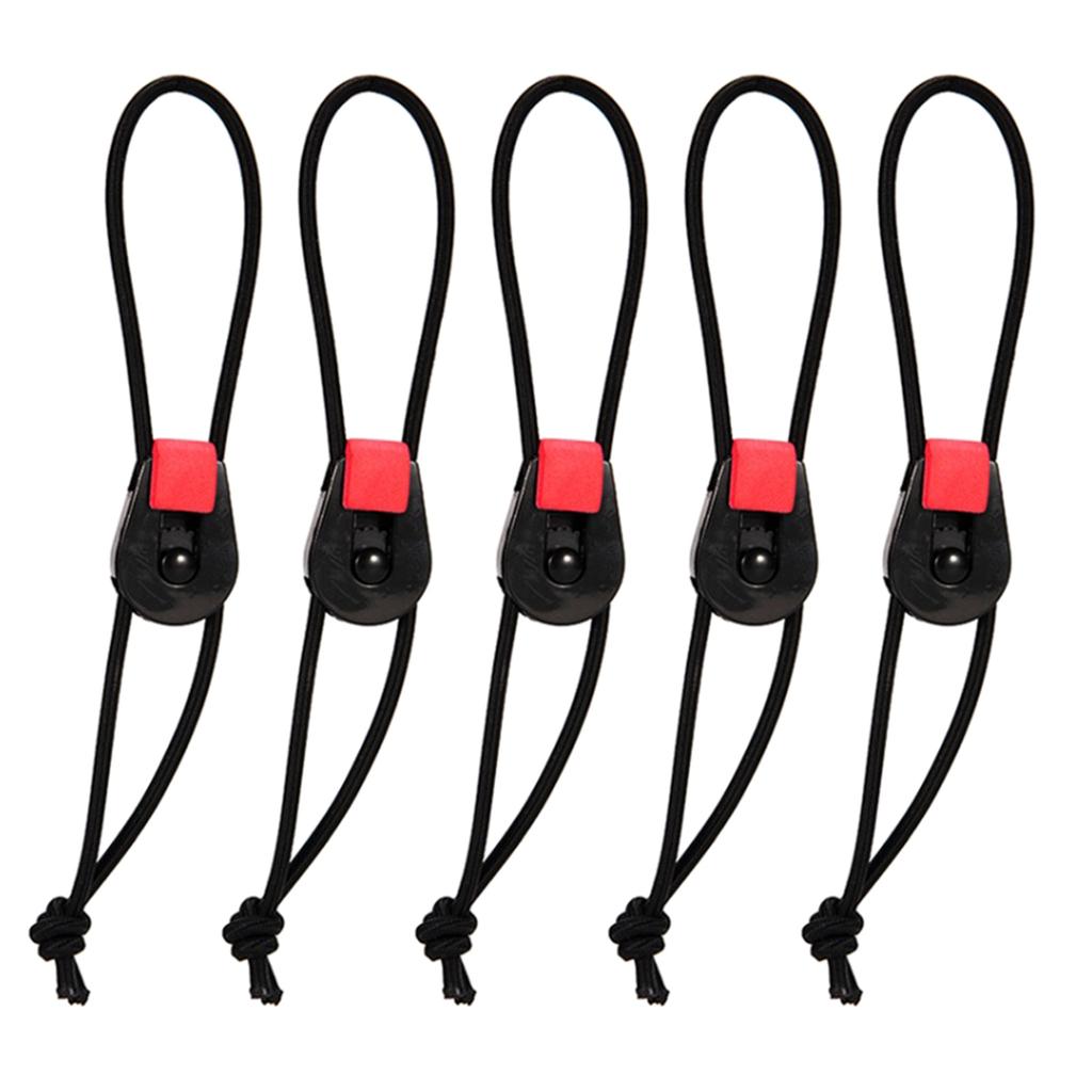 5pcs Quick Rod Tie Strap Fishing Rod Bungee Leash Pole Ties Organizer Portable Adjustable Fishing Utility Tools Reusable
