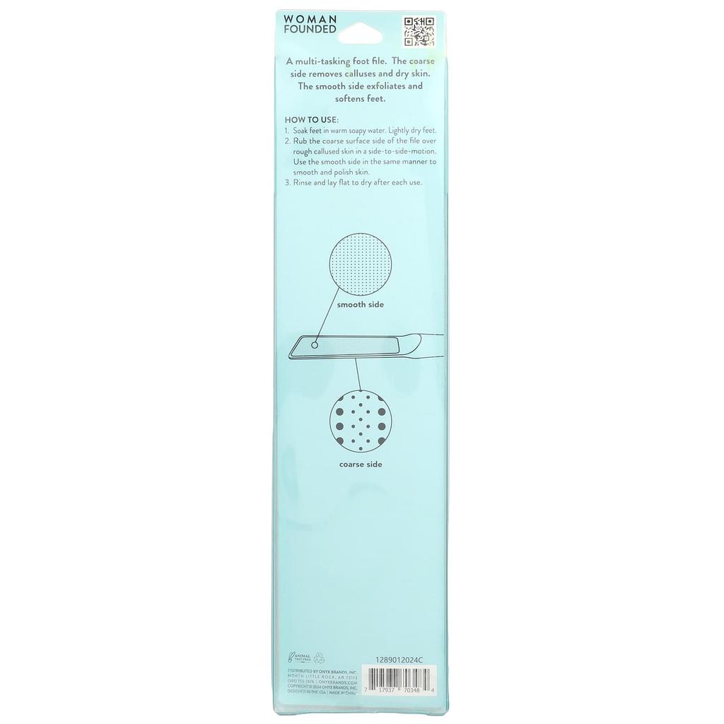 Onyx Professional, Double Smooth, двухсторонняя полировальная машинка для ног, 1 шт.