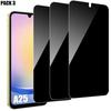 3 Pieces Tempered Glass Anti-Spy for Samsung Galaxy A25 5G, Easy Installation