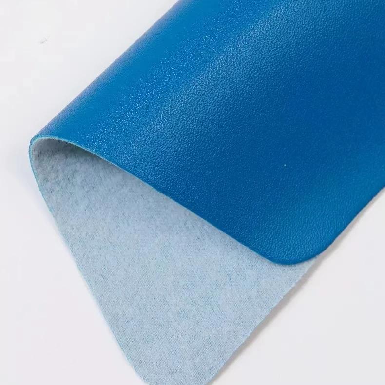 1.1mm 100x140cm PU Leather Thick Fine Sheep Grain Faux Leather Fabric For Sewing Luggage Sofa Car Cushion Furniture Upholstery