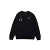Nike Customizable  Letter Print Versatile Solid Color Logo Crewneck Sweatshirt Unisex Sweatshirt Black BV2667-010(TEAM1061-3.3.31)