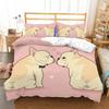 French Bulldog Duvet Cover Set Cute Animal Pattern Bed Set 3D Print Pet Dog Bedding Set for Children Boys Girls Adults 3-Piece