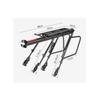 Rear Cargo Rack Aluminum Alloy Bike Sturdy for Commuting