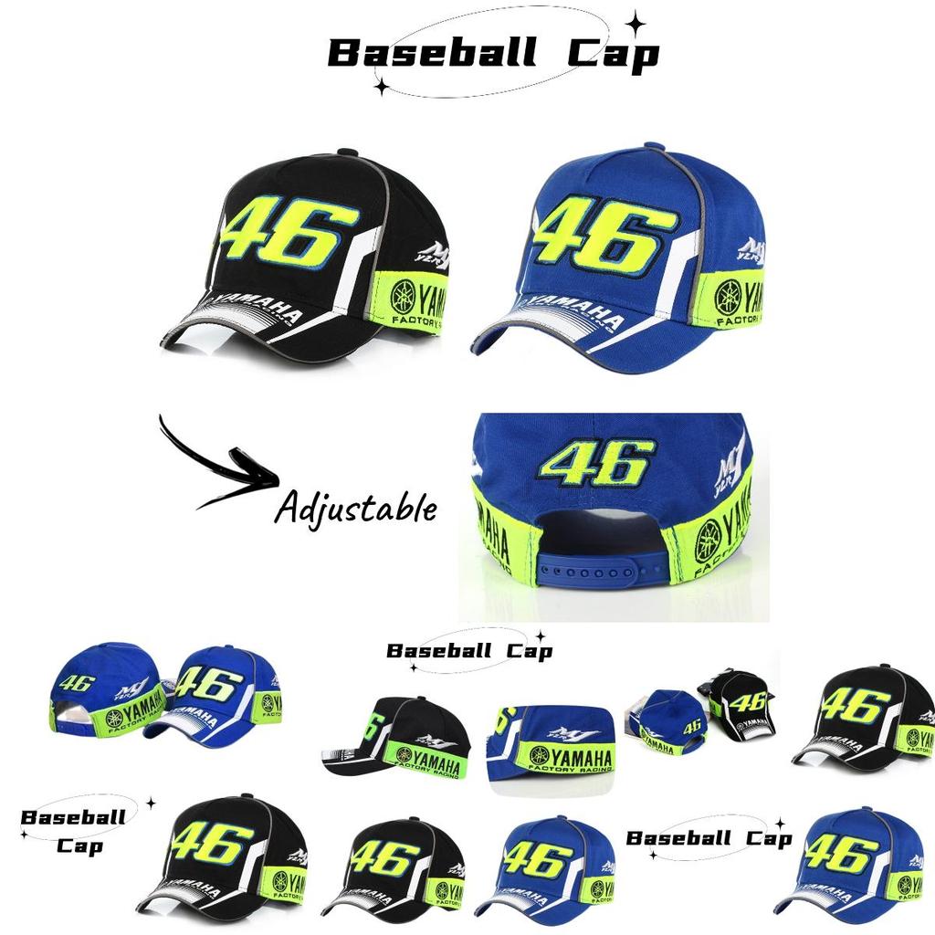 Adjustable Yamaha Racing Cap, Windproof And Sunproof Duck Tongue Hat For All Seasons