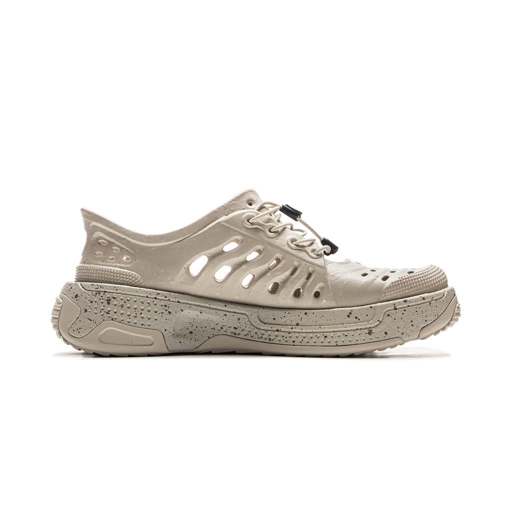 Li Ning Pangu Trek Lightweight High Resilience Trendy Non-Slip Wear-Resistant Creek Shoes Unisex Shoes Oatmeal-Gray AZSV025-1