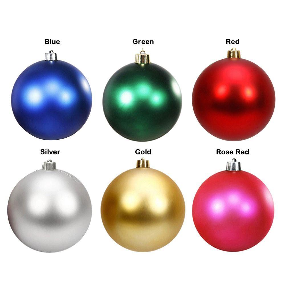 Праздничное украшение 12/15/20 см Рождественский шар Матовая отделка Шарообразная форма Новогоднее украшение Рождественское украшение Торговый центр