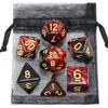 Игровые кости DND, ролевые игральные кости, набор кубиков для смешивания цветов с сумкой, 9 различных стилей, доступных для портативных игрушек, DND, RPG, TRPG, игры