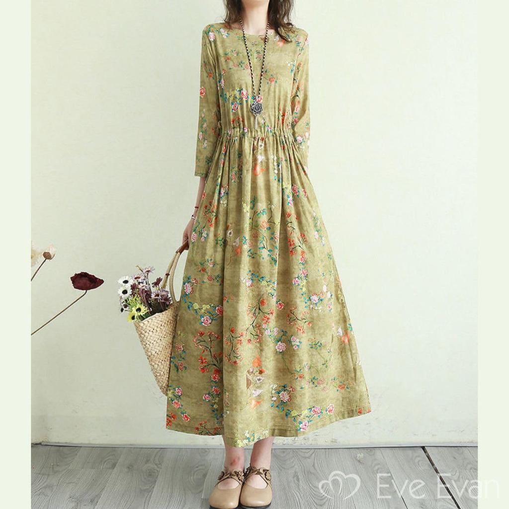 Elegant Retro One Piece Long Length One Piece Soft Pregnancy Pregnant Women Maternity Prenatal Postpartum Big Size Butt Hidden Loose Smooth Medium