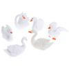 2Pcs Mini Goose Model Fairy Garden Ornaments Diy Micro Landscape Home Decoration