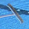 Pool Brush Head Stainless Steel Wire Pool Brush with Curved Ends for Corners Swimming Pool Brushes for Tiles Steps Floors