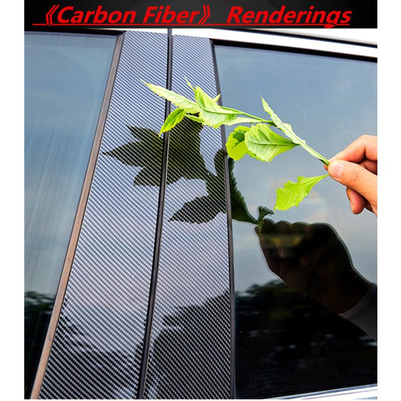 For Chevrolet Malibu 2012-2017 2018/XL 2016- Car PC Material Pillar Post Cover Door Trim Window Molding Sticker Accessories