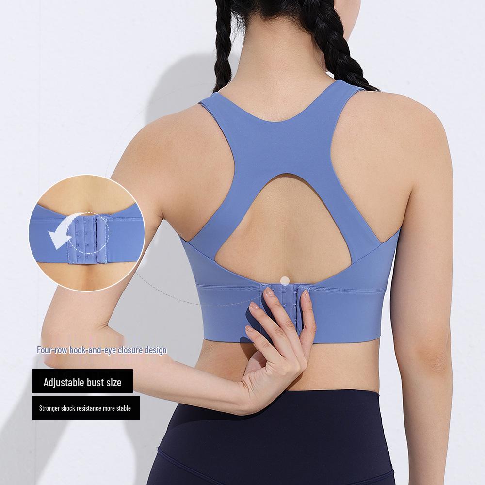 Спортивный бюстгальтер большого размера с высокой степенью поддержки, красивый топ для йоги со спинкой (90-200 Цзинь)