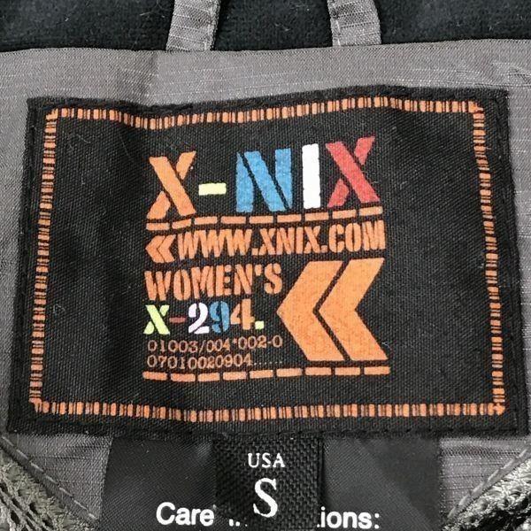 Phoenix/X-NIX/Съемный капюшон/Сноуборд/Лыжный костюм/Цельный/Женский S/Серый/Полоска/(ИСПОЛЬЗОВАЛ)