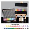 12/ 24 Colors Oily Colored Pencils Drawing Sketching Coloring Pencil In Tin Box Students Gift Art Supplies