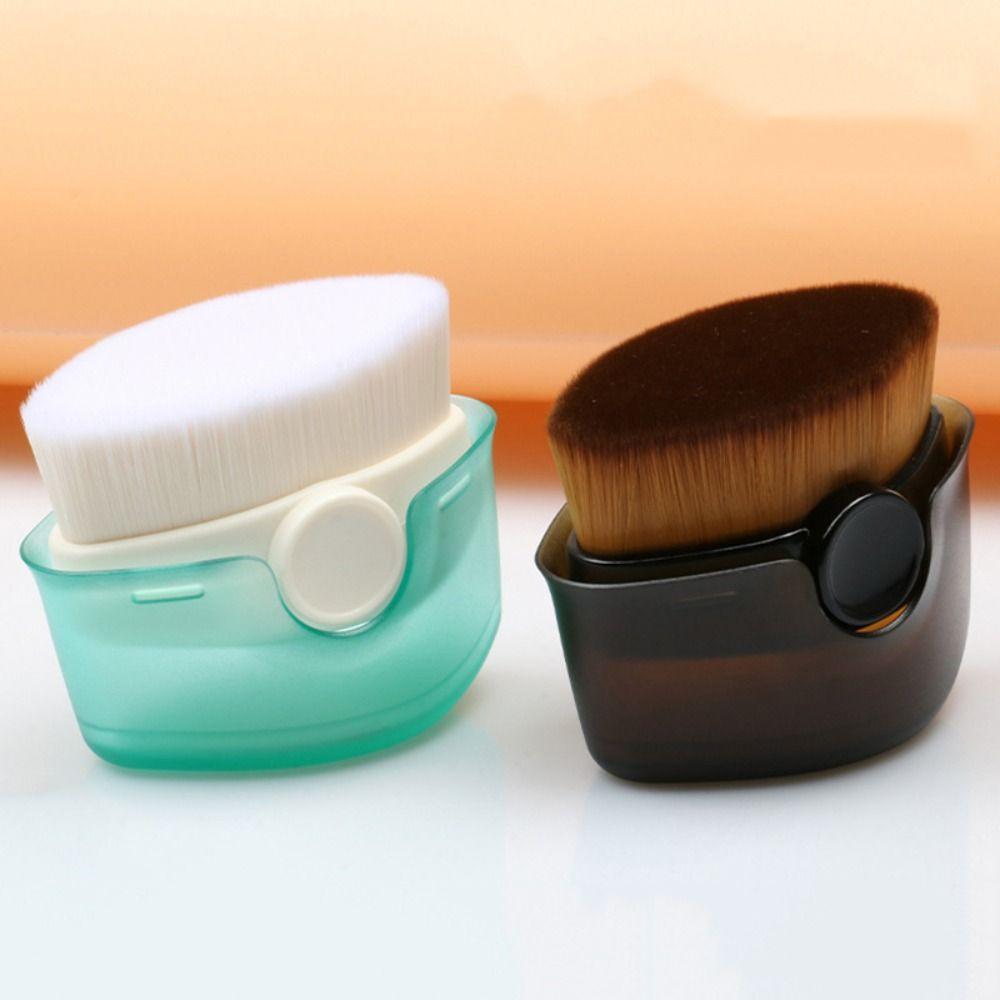 Professional Kabuki Makeup Brush Soft Contour Silhouette Brush Face Seamless Base Brush  Women