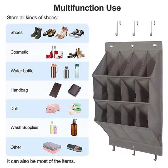 Store Shoes Keep Neat Sturdy Large Capacity Door Back Hanging Shoe Holder Wall Storage Bag
