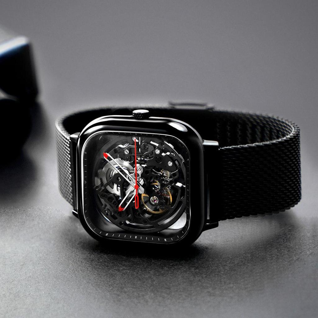 CIGA Design Мужские часы, автоматические механические часы-скелетоны, роскошные наручные часы Hollow Business для мужчин и унисекс