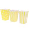 Fries Containers Foldable Popcorn Tubs Popcorn Boxes Popcorn Paper Containers Party Supplies