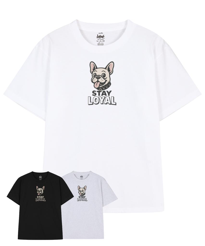 DRIFTOUT Stay Royal Футболка с коротким рукавом для французского бульдога (3 цвета)