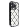 For iPhone 16 Pro Max Case Rhinestone Decor Electroplating TPU Phone Cover
