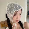 Lace Triangular Headscarf For Women, Versatile With Vintage Headbands And Beach Photography Headpieces