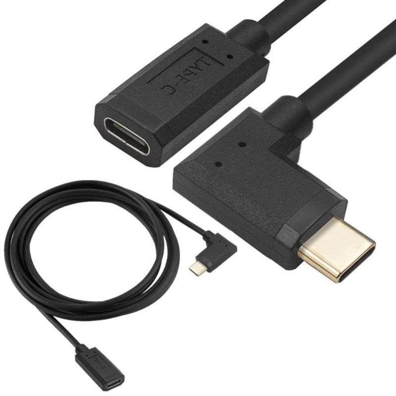Кабель-удлинитель Type C Папа-Мама USB C Удлинитель Type C Быстрая зарядка и Синхронизация данных 10 Гбит/с Для ноутбука Телефона