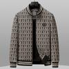 Осенние и зимние утолщенные хлопковые модные мужские куртки Куртки для людей среднего возраста