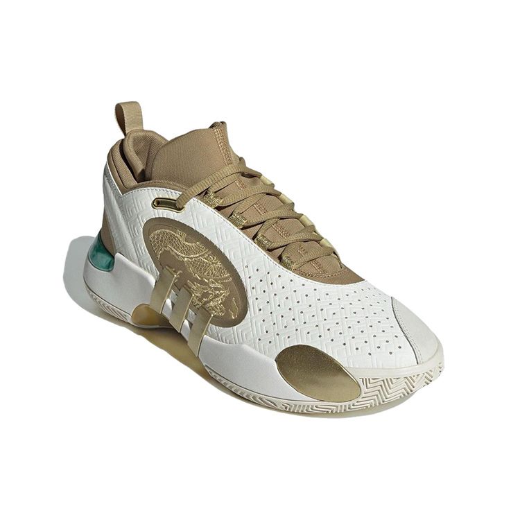 adidas ДОН. Выпуск №5 Мужские кроссовки Year of the Dragon White Core-White Matte-Gold IH7517