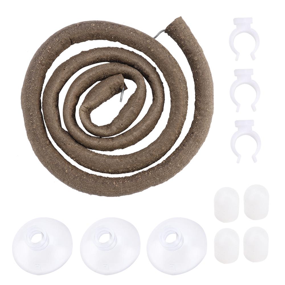 Artificial Reptile Climbing Branch Flexible Jungle 3.28ft Rattan Long Vine Habitat Decor(L)