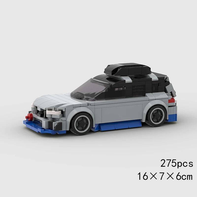 Скоростной кабриолет MOC Автомобиль Супергонка Техническое транспортное средство Модель Строительный блок Гоночный Раллийный Спортивный Кирпич Рождественский Подарок Игрушка Город