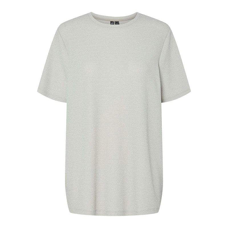 Women's Loose Sequined Lina Lurex T-shirt PIECES