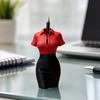 Женский бюст-подставка для ручек 3D-печать Настольный органайзер Креативная ваза для цветов Декор
