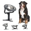 Elevated Dog Bowl Large Adjustable Non-Slip Raised Metal Stand Dog Food Bowls