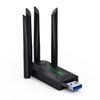 Беспроводной сетевой USB-адаптер 5G Gigabit для компьютеров и ноутбуков без драйверов