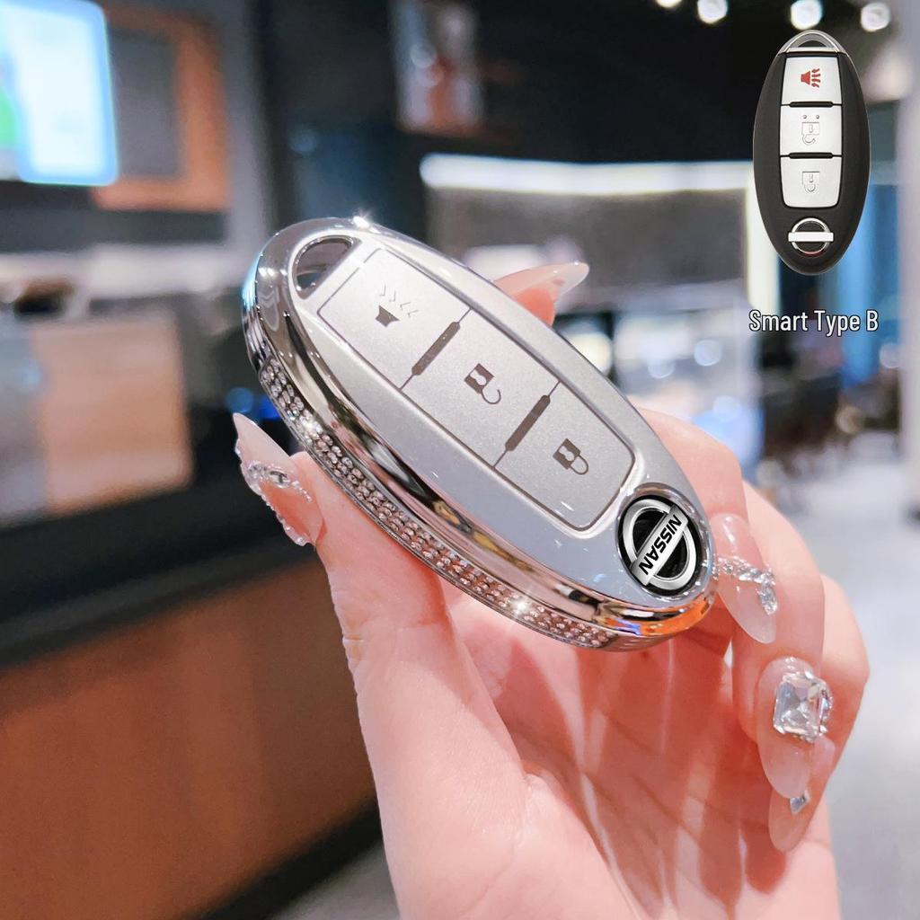 Защитный чехол для ключа Nissan для Sylphy, Teana, Qashqai, Murano, Terra, Tiida, Ariya, Kicks