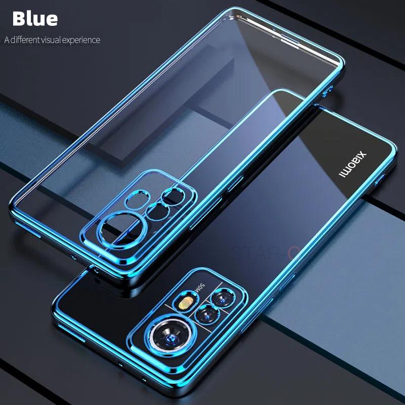Luxury Transparent Plating Case For Xiaomi Mi 12t Pro 13 Xiaomi12 12 T 12tpro 5g 12x Original Clear Silicone Back Cover On Mi12