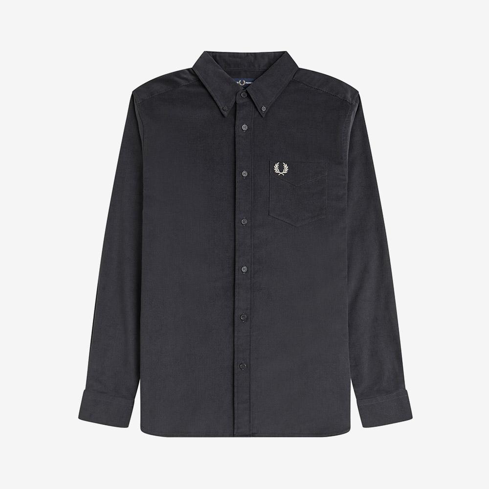 FRED PERRY [Sharp] Needle Corduroy Shirt - Anchor Grey Afpm2531737-297