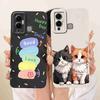 Casing For Infinix Hot 12 Play Cover X6816C X6816 Silicone Cat Dragon Pattern Case For Infinix Hot12 Hot 12 Play Shell Covers