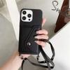 Кошелек через плечо с держателем для карт, чехол для телефона для iPhone 13, 12, Mini, 16E, 16, 15 Plus, 14, 11 Pro Max, защитный чехол из искусственной кожи