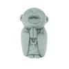 Mini Monk Statue Zen Style Figurine Resin Decor for Aquarium Fish Tank Micro Scene Garden Bonsai Ornament