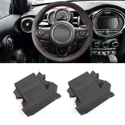 Автоаксессуары Интерьер Накладка на руль из замшевой кожи для Mini Cooper S JCW F54 F55 F56 F57 F60 2014-2016