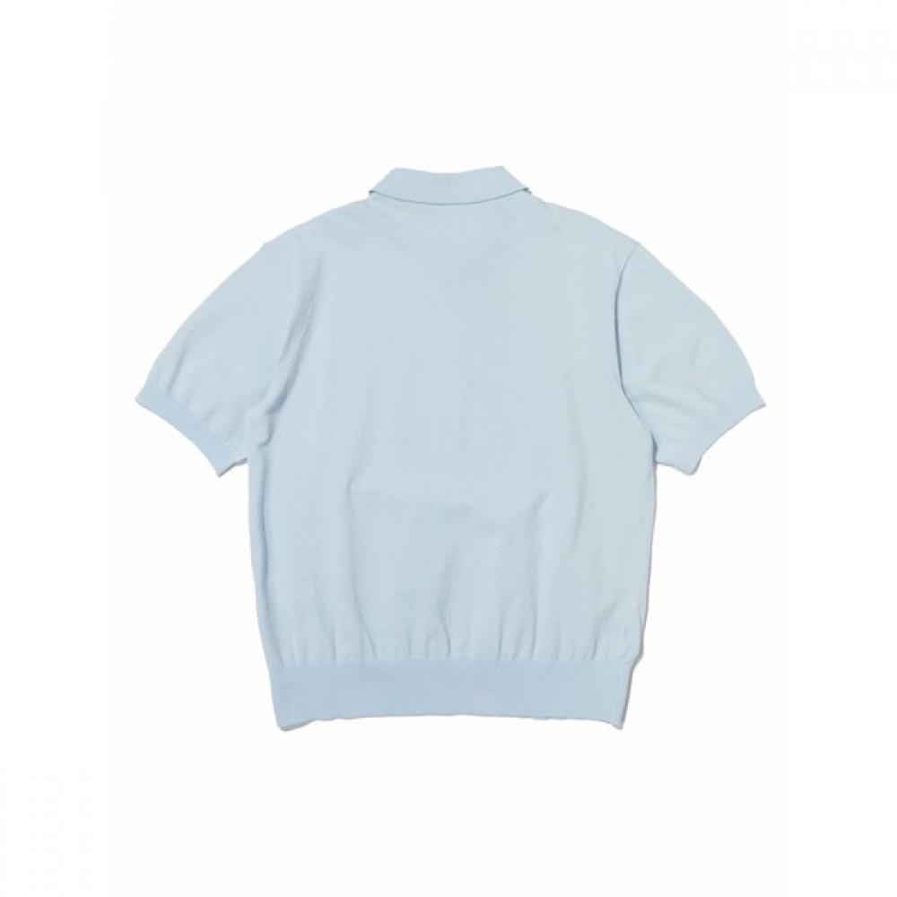 Eider Мужской свитер цвета морской волны с коротким рукавом Dmm23264ic