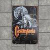 Ретро жестяная табличка Castlevania Готический дизайн вампира с мечом Железное металлическое настенное искусство с замком для игровой комнаты, бара, кафе, дома Де