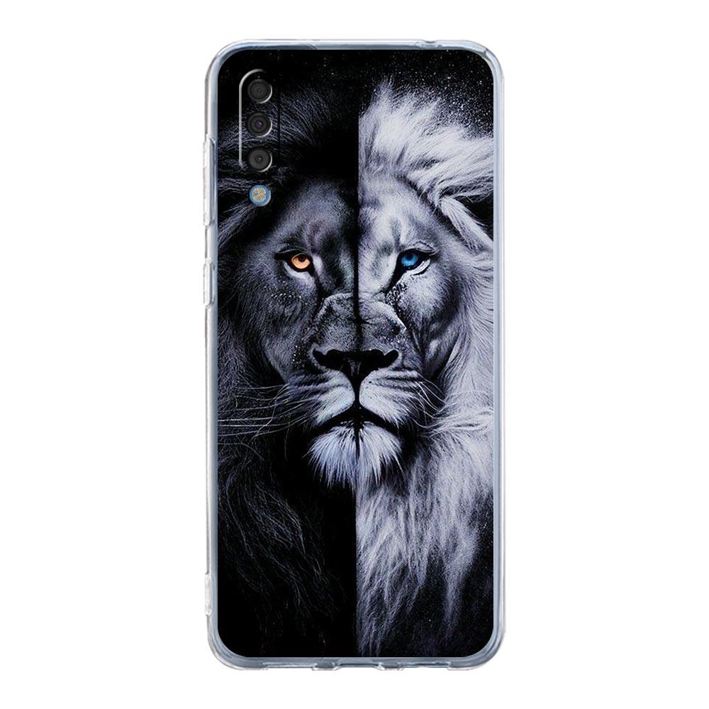 Чехол для телефона Samsung A16 A14 A12 A22 A32 5G A34 A42 A52 A54 A50 A70 A40 A20E A10S A20S A04S A06 Чехол Тигр Волк Лев Животное