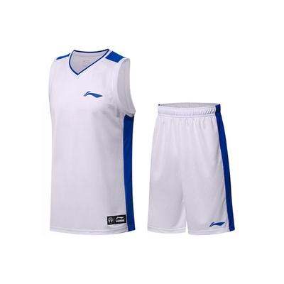 Баскетбольная форма Li Ning Team Vest, комплект мужской спортивной одежды, белый AATN061-1