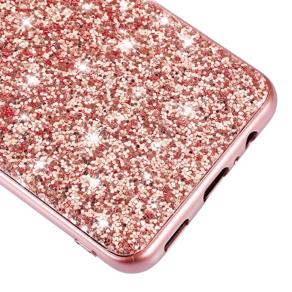 For Samsung Galaxy A16 5G/4G Case TPU+PC Sparkling Glitter Phone Back Cover