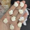 5 шт., Подвеска из натуральной ракушки «Перламутр», Стильные шармы из цинкового сплава для изготовления ювелирных изделий, Аксессуары для DIY-ожерелья, Оптовые подарки на День святого Валентина 15×18 мм